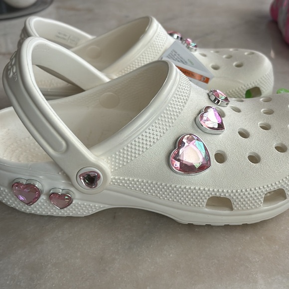 8 White Crocs - Picture 5 of 6